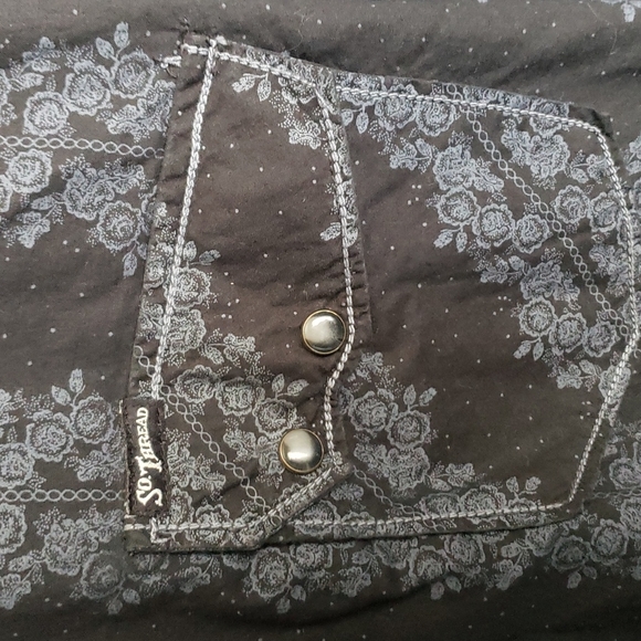 Mens Southern Thread pearl snap shirt - Picture 3 of 3
